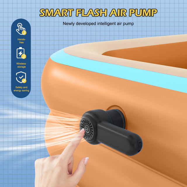 Children's swimming pool inflatable swimming pool basketball pool, children's three-layer inflatable swimming pool, adult family outdoor backyard summer water party