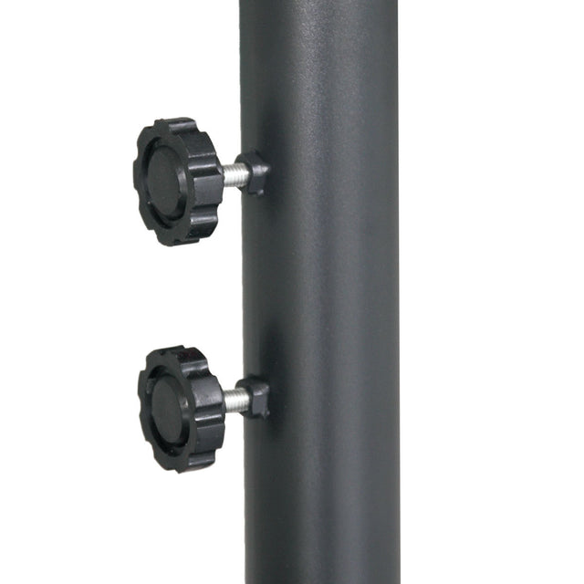 360-Degree Rotation Cantilever Hanging Patio Umbrella with Extra-large Canopy for Outdoor Use, Beige