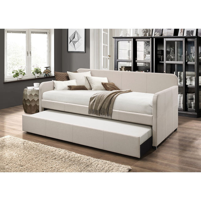 ACME Jagger Daybed & Trundle (Twin Size) in Fog Fabric 39190