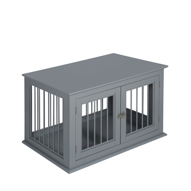 Pet house, Large Crate with Chew-Resistant Iron Bars, open from 2 directions