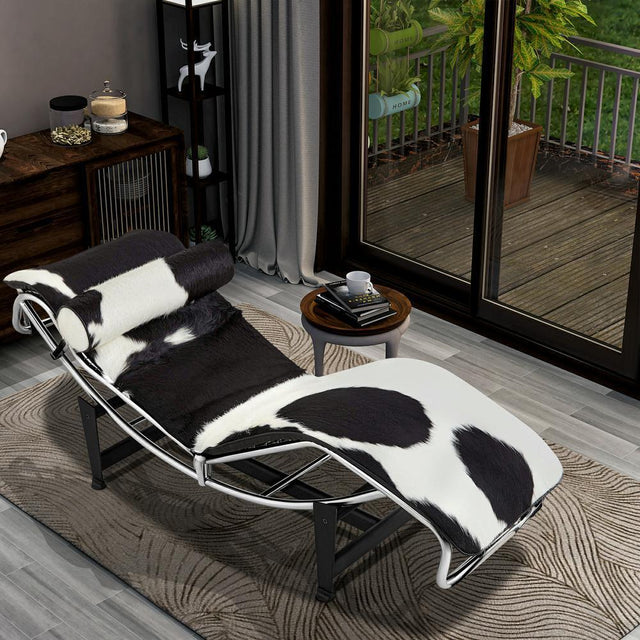 Mid Century Horsehair Real Leather Recline Vintage