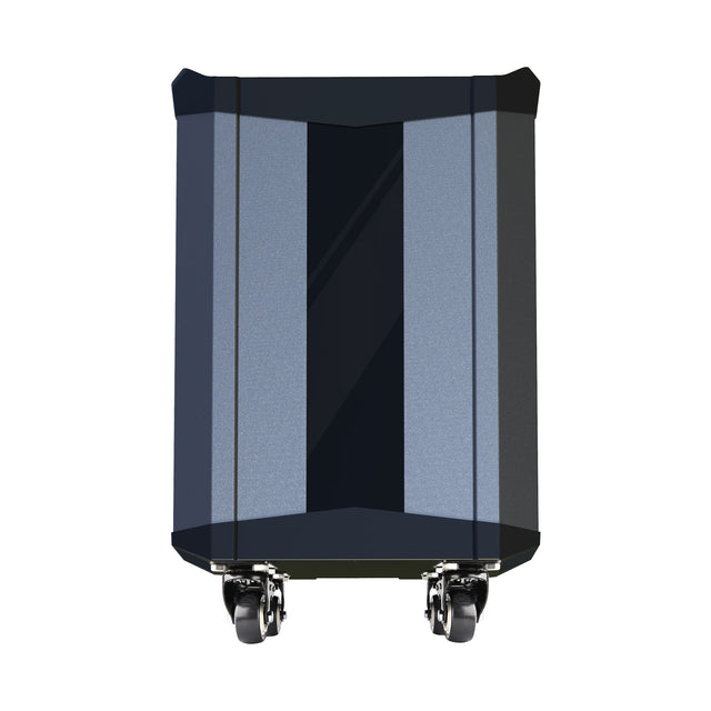 Trolley case, 2515Wh portable power station, for outdoor travel, home backup power, 3×AC120V output, a total of 2000W stable output power, peak power 4000W, LCD display, 3×DC5V/3A USB, 3×DC12V/10A out