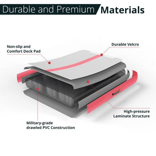 inQracer Gymnastics Mat Air Mats 13ft, Inflatable Tumbling Mat Tumble Track Air Floor with Electric Air Pump for Kids Home Use/Cheerleading/Gym/Outdoor/Yoga/Water Use, Pink