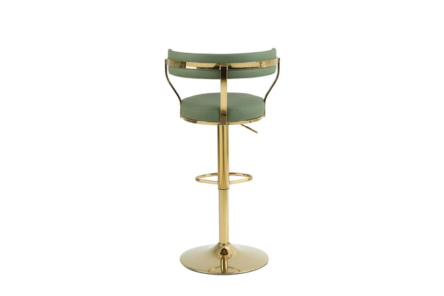 Bar Stools with Back and Footrest Counter Height Dining Chairs (1PCS/CTN)