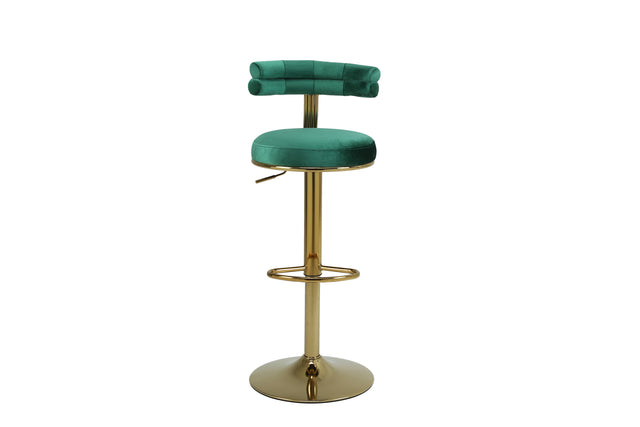 Bar Stools with Back and Footrest Counter Height Dining Chairs (2PCS/CTN)