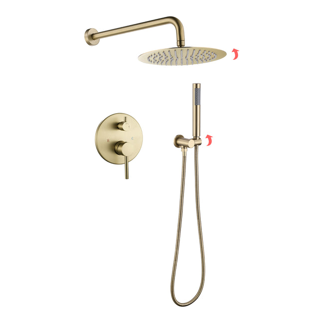 Complete Shower System with Rough-in Valve
