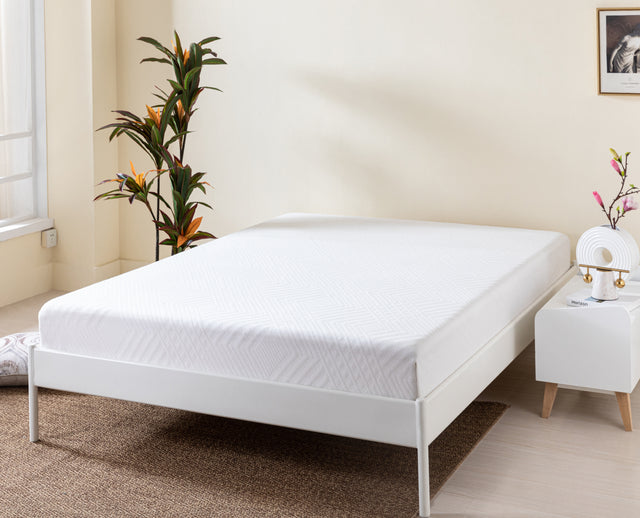 Green Tea Infused Memory Foam Queen Mattress, 8 inch Gel Memory Foam Mattress for a Cool Sleep, Bed in a Box
