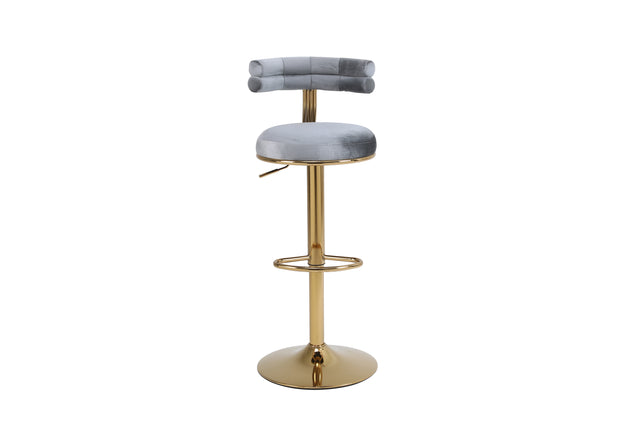 Bar Stools with Back and Footrest Counter Height Dining Chairs (2PCS/CTN)