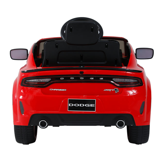 Licensed Dodge Charger，12v Kids ride on car W/Parents Remote Control ,electric cart for kids，Three speed adjustable,Power display, slow start、USB,MP3 ,Bluetooth,LED light、Four wheel suspension