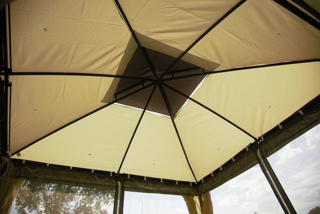 U-style Gazebo Canopy Soft Top Outdoor Patio Gazebo Tent Garden Canopy for Your Yard, Patio, Garden, Outdoor or Party