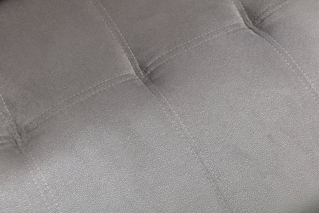 77 Inch Reversible Sectional Storage Sleeper Sofa Bed , L-Shape 2 Seat Sectional Chaise With Storage , Skin-Feeling Velvet Fabric ,Light Grey Color For Living Room Furniture