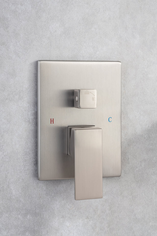 Waterfall Tub Faucet Wall Mount Roman Tub Filler Chrome Single Handle Brass Bathroom Bathtub Faucet with Hand Shower