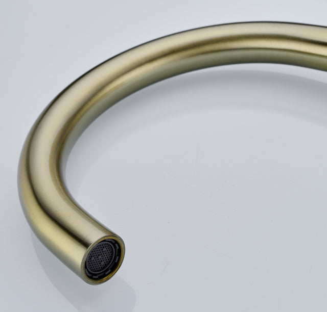 Two Handle High Arc Widespread Bathroom Sink Faucet 3 Hole