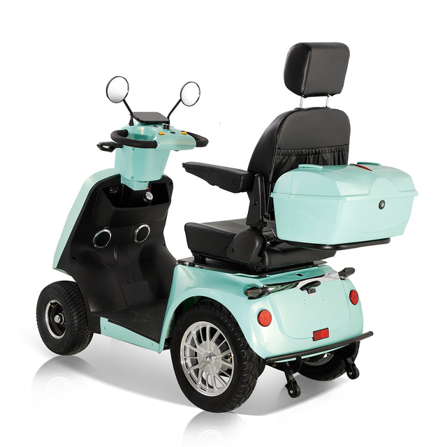 Fastest Mobility Scooter With Four Wheels For Adults & Seniors, Red 800W