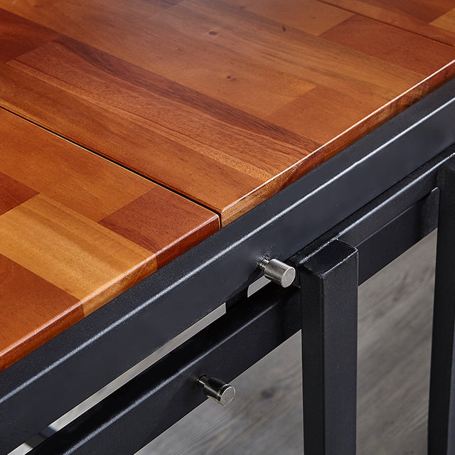 Conversion Solid wood table /shelf Wholesales folding table with convert shelf can be used as dining table or stand shelf