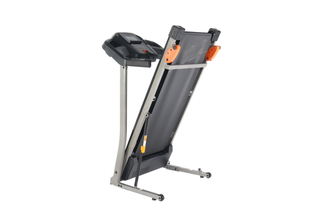 Folding Treadmill 2.5HP 12KM/H, Foldable Home Fitness Equipment with LCD for Walking & Running, Cardio Exercise Machine, 4 Incline Levels, 12 Preset or Adjustable Programs, Bluetooth Connectivity, Bla