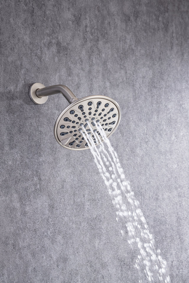 6 In. 6-Spray Balancing Shower Head Shower Faucet
