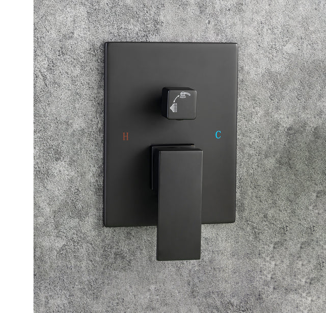 Waterfall Tub Faucet Wall Mount Roman Tub Filler Chrome Single Handle Brass Bathroom Bathtub Faucet with Hand Shower