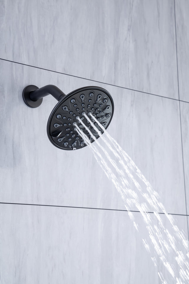 6 In. 6-Spray Balancing Shower Head Shower Faucet