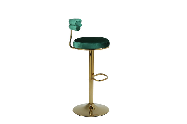 Bar Stools with Back and Footrest Counter Height Dining Chairs (2PCS/CTN)