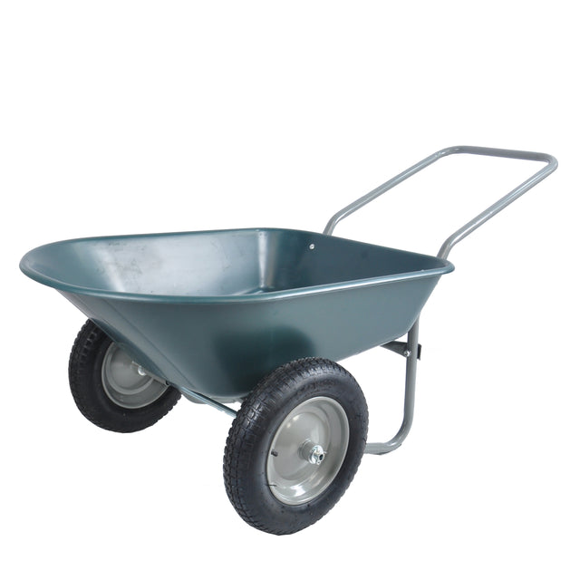 Two wheeled trolley for green garden 15 inch pneumatic wheel WB1001GN