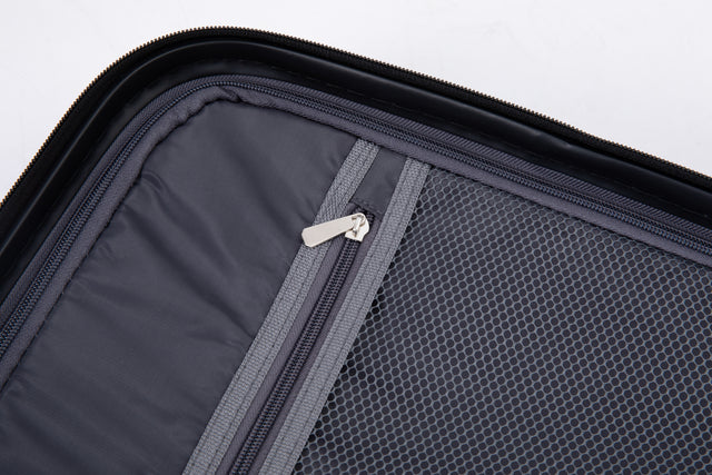 20" Carry on Luggage ABS Lightweight Suitcase, Spinner Wheels, TSA Lock, Blue