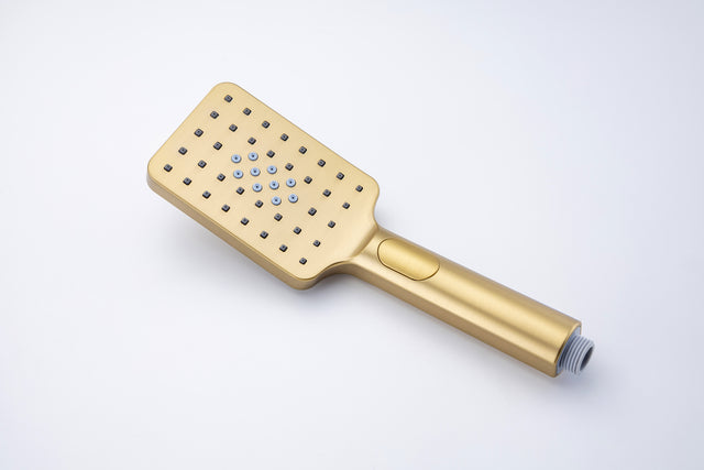 Shower Faucet Set Shower System with 12 Inch Rain Shower Head and Handheld, Bathroom Shower Combo Set Wall Mounted System Rough-in Valve Body and Trim Included.