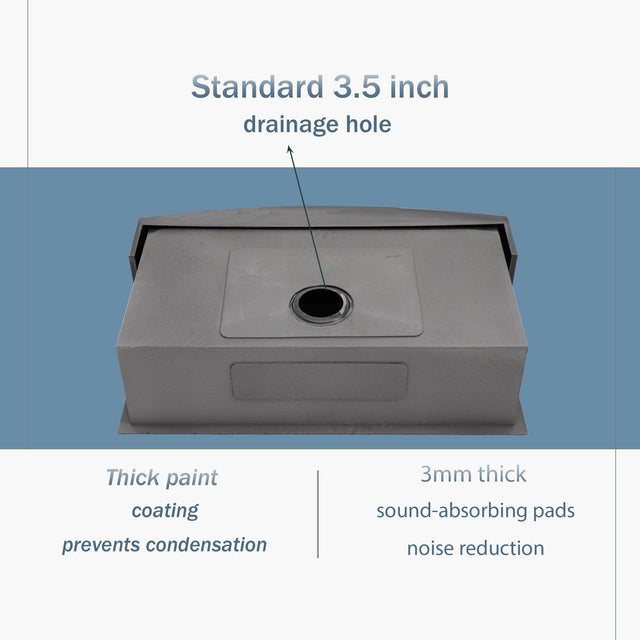 36 Farmhouse Kitchen Sink Black - 36"x21" Gunmetal Black Stainless Steel 18 Gauge Single Bowl Apron-front Farm Kitchen Sink Basin