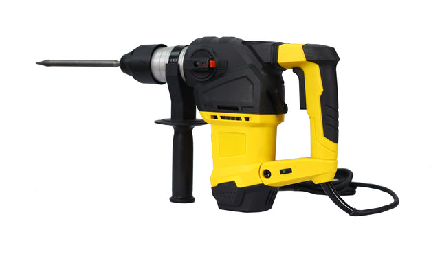 Professioinal Quality 1-1/4” SDS-Plus Heavy Duty Rotary Hammer Drill 13 Amp - Vibration Control, 3 Functions