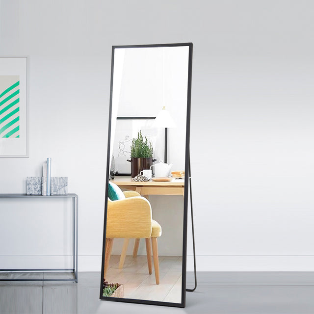 Cathy1700 500-b   Full Body Mirror Full Length Floor Mirror Free Standing Black Dressing Mirror Home Décor (59” x 19.7”)