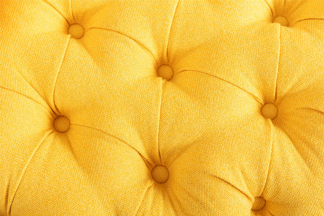 Modern  Akili swivel accent chair  barrel chair  for hotel living room / Modern  leisure chair  Yellow fabric