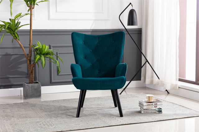 COOLMORE  Accent chair  Living Room/Bed Room, Modern Leisure  Chair  Teal