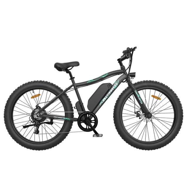 AOSTIRMOTOR 26" 500W Electric Bike Fat Tire P7 36V 12.5AH Removable Lithium Battery for Adults S07-P