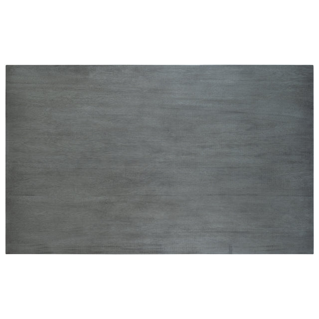 TOPMAX 6 Piece Wooden Dining Table set, Kitchen Table set with 4 Chairs and Bench, Farmhouse Rustic Style, Antique Graywash