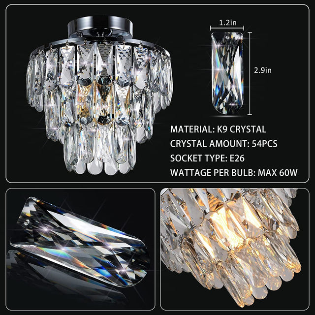 Modern Small Crystal Chandeliers