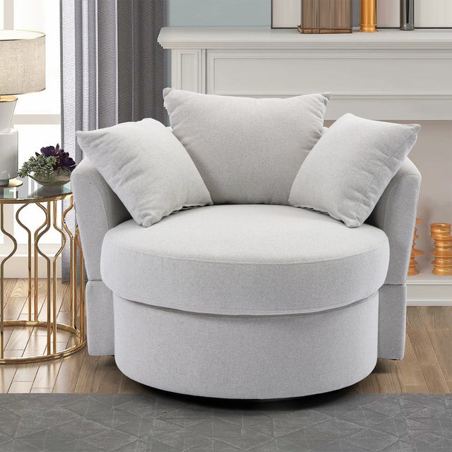 Modern  Akili swivel accent chair  barrel chair  for hotel living room / Modern  leisure chair