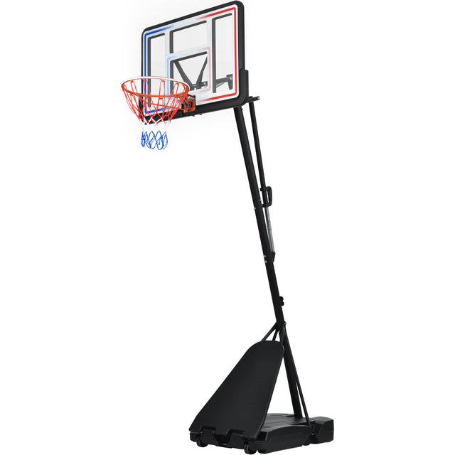 Portable Basketball Hoop Basketball System 8-10ft Height Adjustable for Youth Adults LED Basketball Hoop Lights, Colorful lights, Waterproof，Super Bright to Play at Night Outdoors,Good Gift for Kids