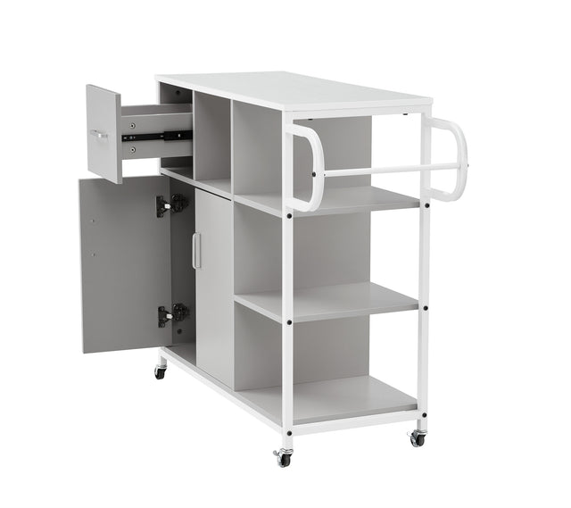 KITCH storage cabinet GRY, move with roller..
