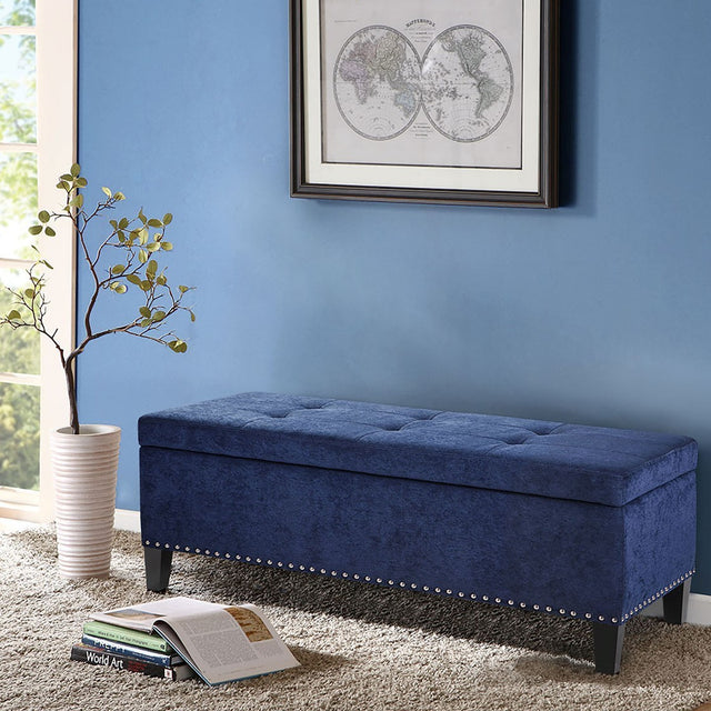 Shandra II Tufted Top Storage Bench