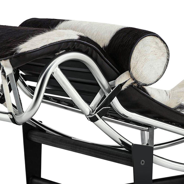 Mid Century Horsehair Real Leather Recline Vintage