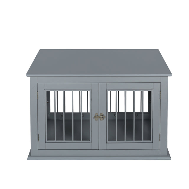Pet house, Large Crate with Chew-Resistant Iron Bars, open from 2 directions