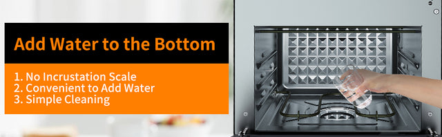 Geek Chef Steam Air Fryer Toast Oven Combo , 26 QT Steam Convection Oven Countertop , 50 Cooking Presets, with 6 Slice Toast, 12" Pizza, Black Stainless Steel. Prohibited from listing on Amazon