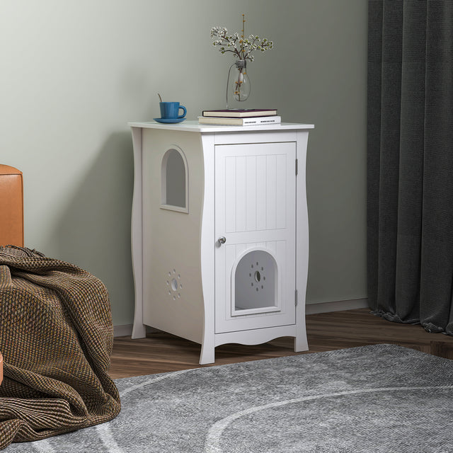 Pet house, Hidden Cat Home Side Table, Suitable for bedroom, living room, study and other spaces