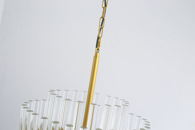 Modern American cylindrical crystal chandelier-4 bulbs -E12 lamp holder