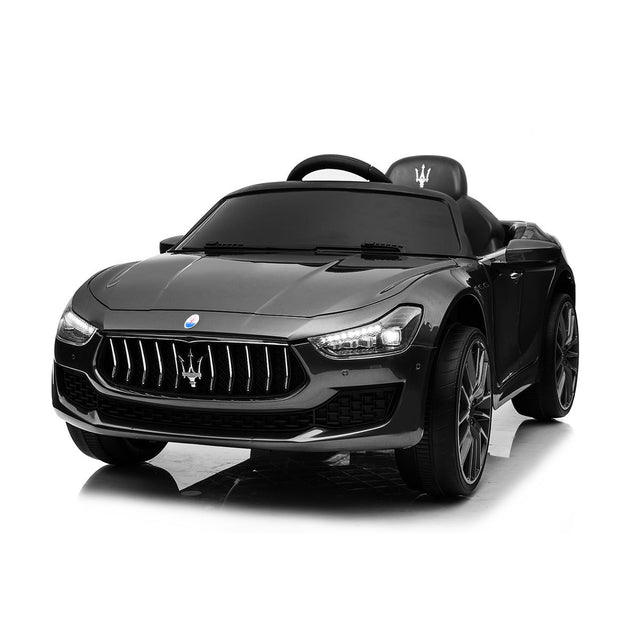 2V Kids Ride On Car, Electric Vehicle with Remote Control, MP3, USB, Music, Horn, LED Lights, Openable Doors, Black
