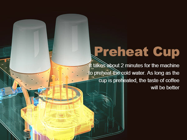 Geek Chef Espresso Machine,Espresso and Cappuccino latte Maker 20 Bar Pump Coffee Machine Compatible with pressure gauge&Milk Frother Steam Wand,stainless steel,1.5L Water ,Complimentary ESE FilterTan