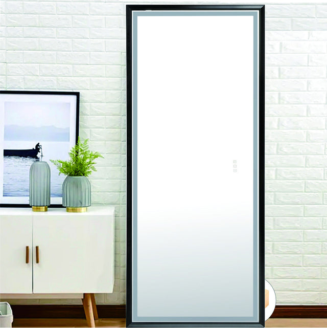 LTL needs to consult the warehouse address88 in. W x 38 in. H Oversized Rectangular Black Framed LED Mirror Anti-Fog Dimmable Wall Mount Bathroom Vanity Mirror  Wall Mirror