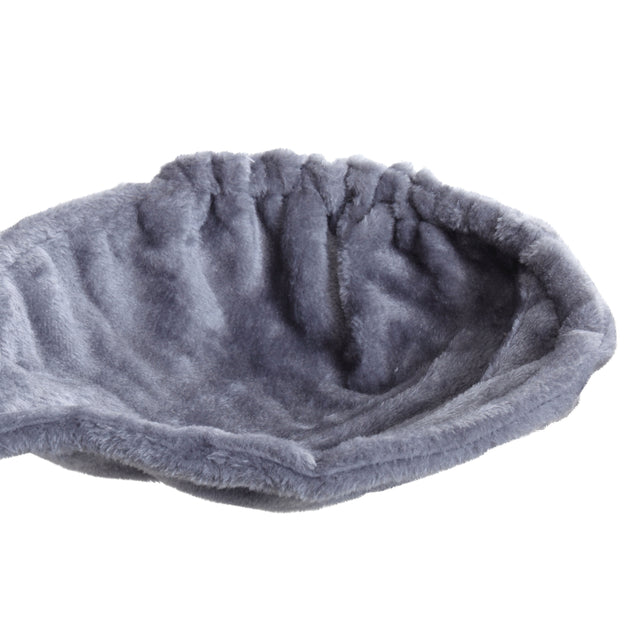 Multi-Level Cat Condo with pentagonal cat litter for Kittens Tall Cat Climbing Stand with Plush Toys - light gray