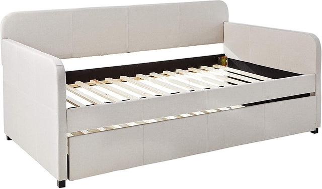 ACME Jagger Daybed & Trundle (Twin Size) in Fog Fabric 39190