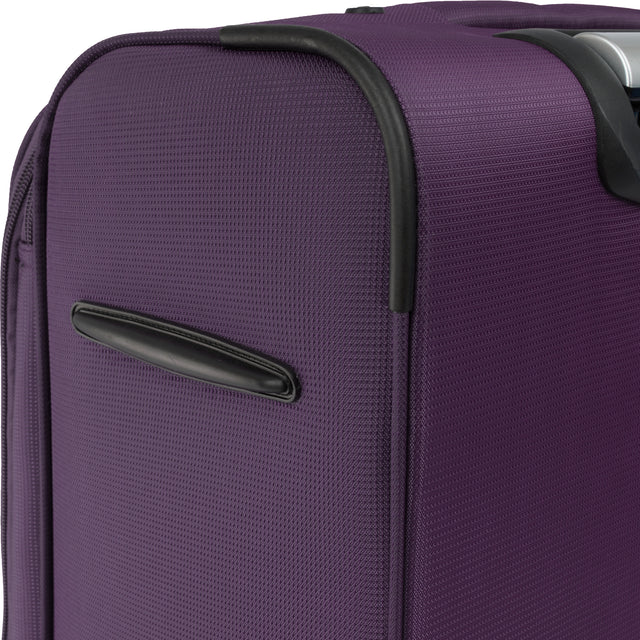 Softside Luggage Expandable 3 Piece Set Suitcase Upright Spinner Softshell Lightweight Luggage Travel Set